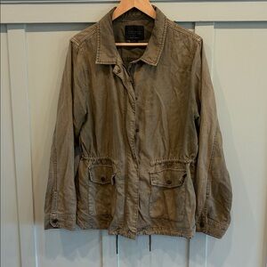 Sanctuary Surplus Olive Green Military Jacket – XL 🌿